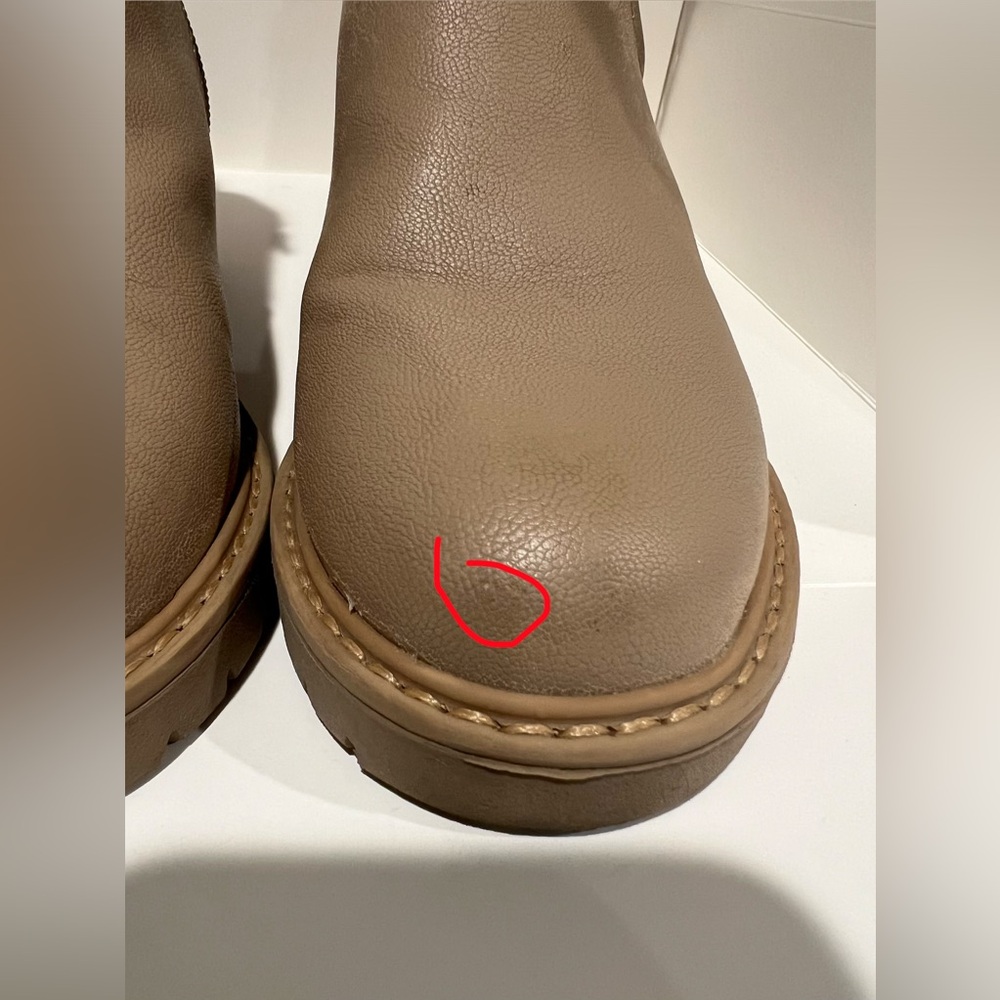 Mia Shoes Beige Ankle Boots - Picture 11 of 11